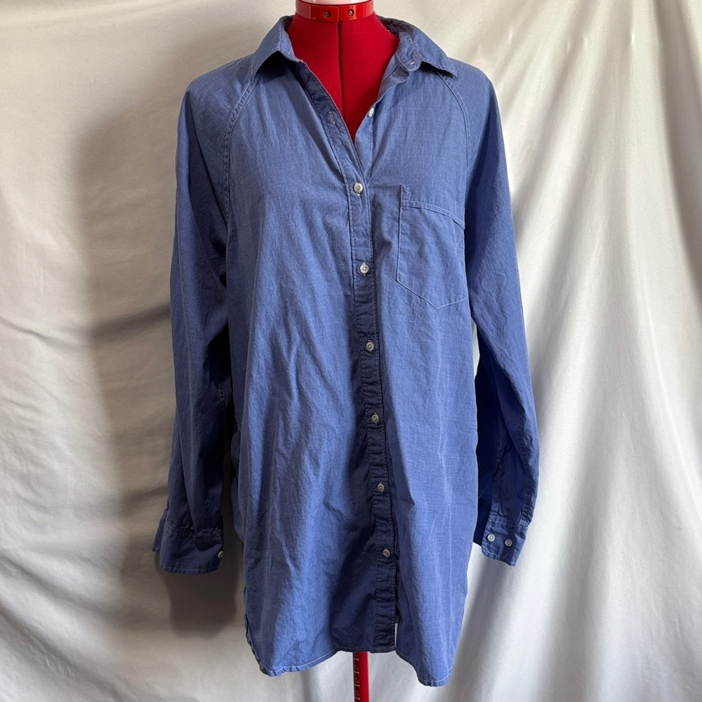 Talula Button Down Shirt Blue MM242